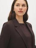 Cuff Open-Front Blazer