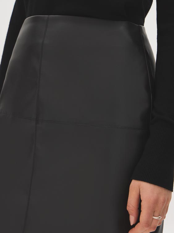 Faux Leather Mini Skirt