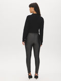 Coated High-Rise Skinny Pants