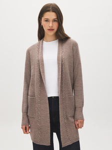 Ribbed Knit Duster Sweater