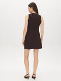 Sleeveless Button-Front Sweater Dress