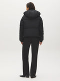 Short Utility Puffer Jacket with Hood