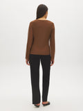 Lace Trim V-Neck Top