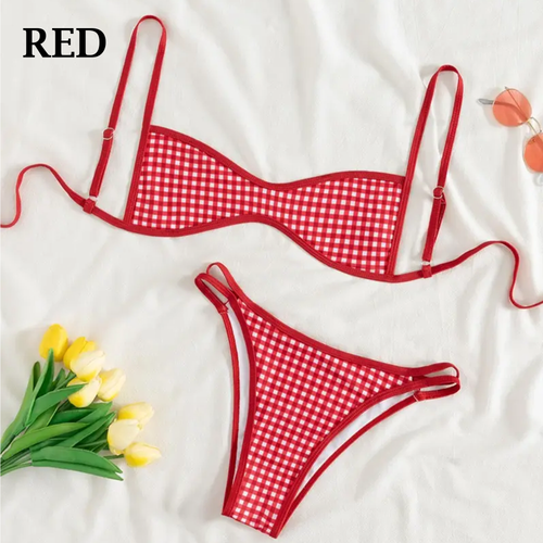 Premium Fabric Women's Two-Piece Bikini Set – 2026 Summer Beach Vacation Swimsuit