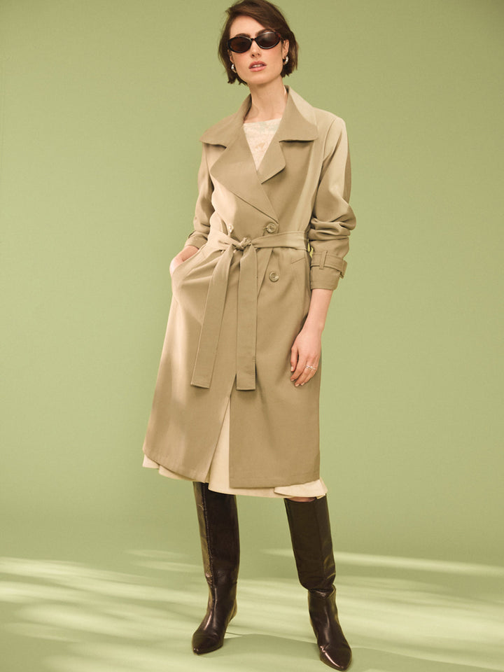 Trench Coat With Belt