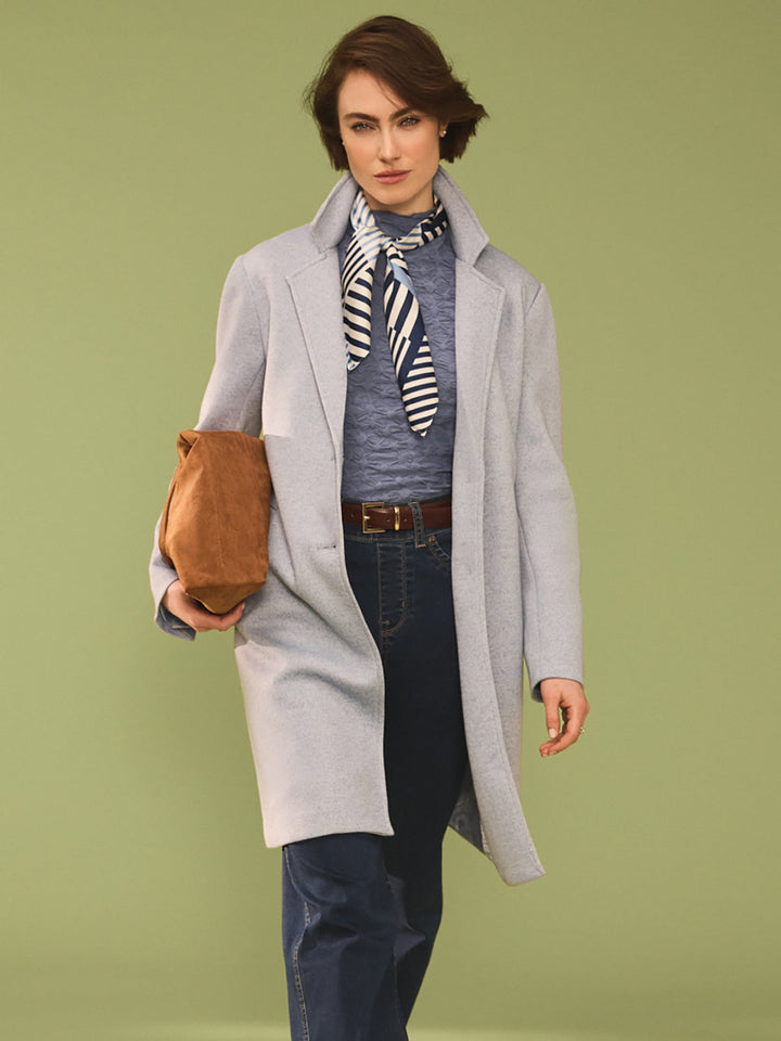 Mid-Length Fleece Coat