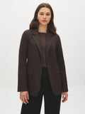 Cuff Open-Front Blazer