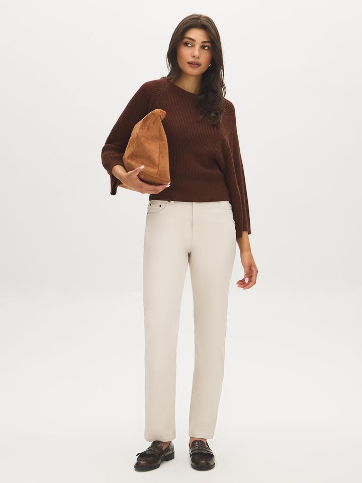Ribbed Shaker Stitch Sweater