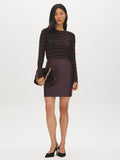 Faux Leather Mini Skirt