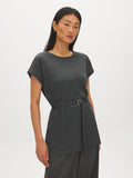 Dolman Sleeve Jacquard Tunic Top