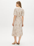 Floral Chiffon Midi Dress