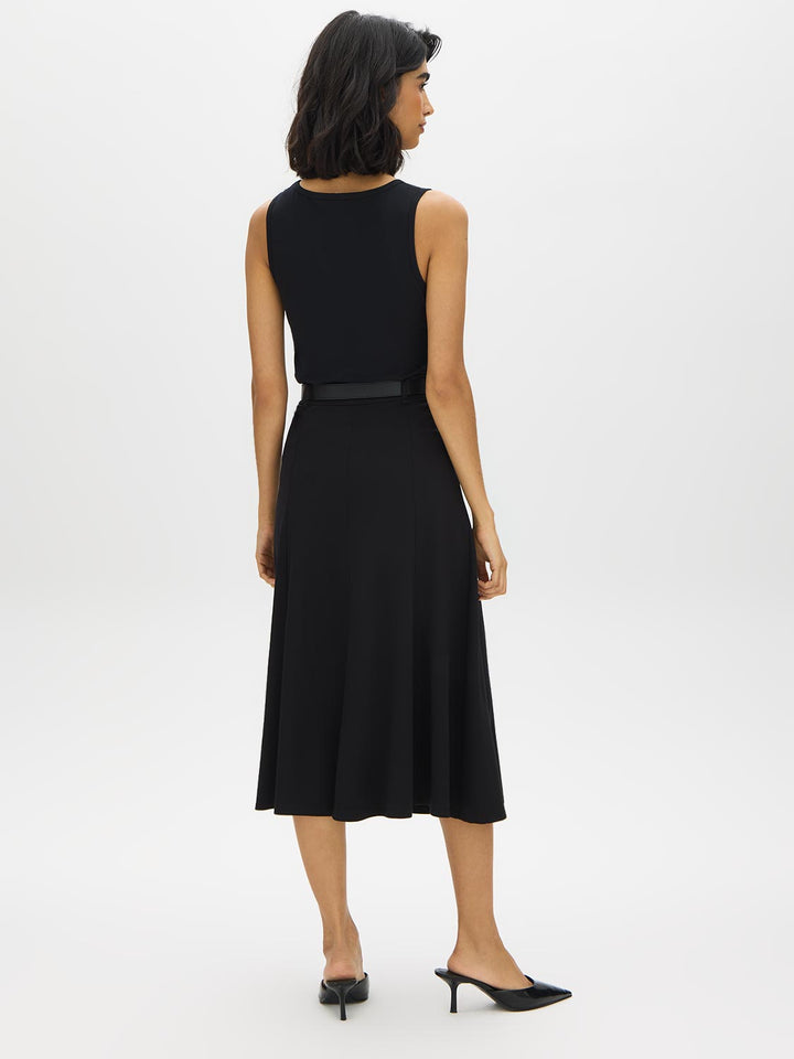Belted Panelled Skirt