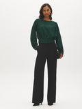 Flocked Popover Blouse