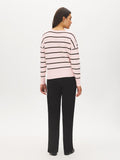 Striped Dolman Sleeve Sweater