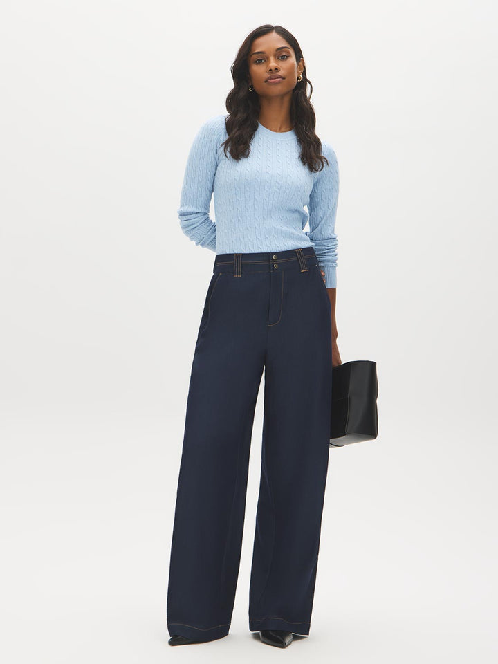 High-Rise Wide-Leg Pants