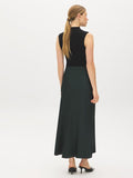 Satin-Like Bias Cut Skirt