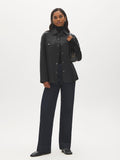 Textured Faux Leather Jacket