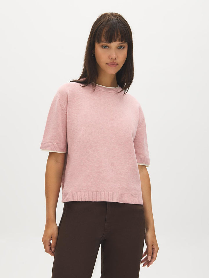 Layered Sweater Tee