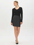 Faux Leather Mini Skirt