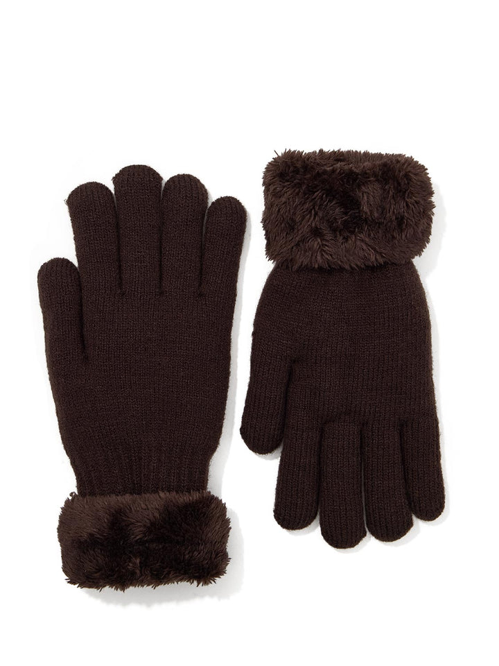 Metallic Knit Glove
